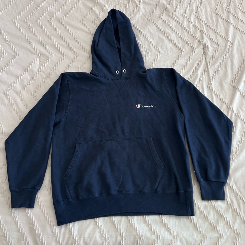 Vintage Champion Hoodie Reverse Weave Y2K Men’s Sz M GUC